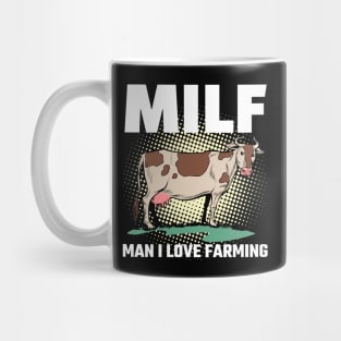 milf man i love farming Mug